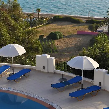 Maria With Pool And Amazing View - Agios Gordios