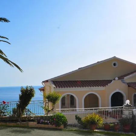 Maria With Pool And Amazing View - Agios Gordios Apartment *