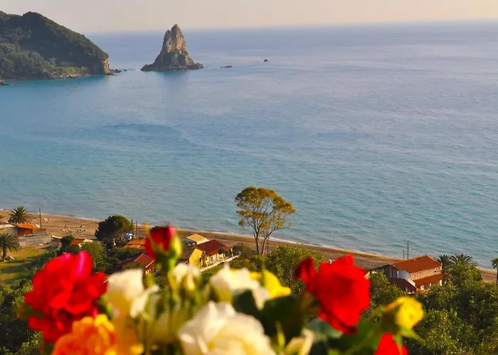 Maria With Pool And Amazing View - Agios Gordios