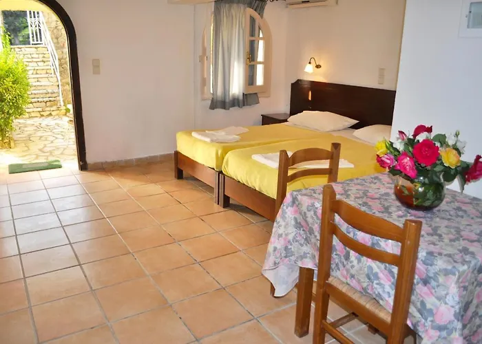 Maria With Pool And Amazing View - Agios Gordios Apartament Agios Gordios (Corfu)
